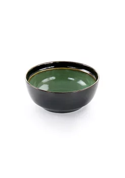 Gibson Home Bella Galleria 16 Piece Round Stoneware Dinnerware Set in Green -Fossil store Belk 10