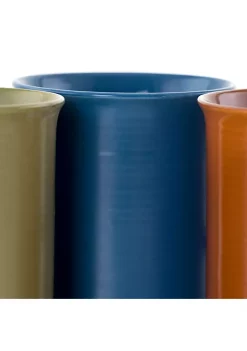 Gibson Home Thoughtful Morning 4 Piece 26 Ounce Stoneware Cup Set in Assorted Colors 12 Gibson Home Thoughtful Morning 4 Piece 26 Ounce Stoneware Cup Set in Assorted Colors -Fossil store Belk 1003