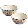 Gibson Home Luxembourg 2 Piece Stoneware Bowl Set -Fossil store Belk 1029