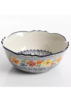 Gibson Home Luxembourg 2 Piece Stoneware Bowl Set -Fossil store Belk 1032