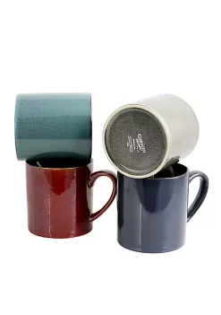 Gibson Home City Loft 20 oz. Mug Set, Set of 4 -Fossil store Belk 1078