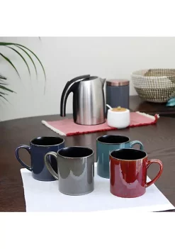 Gibson Home City Loft 20 oz. Mug Set, Set of 4 -Fossil store Belk 1079