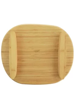Gibson Home 13.5 Inch Sadler Wooden Serving Tray -Fossil store Belk 1083