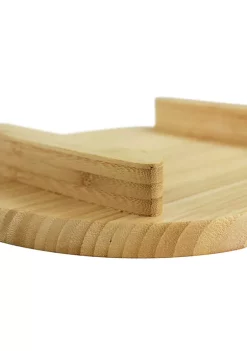 Gibson Home 13.5 Inch Sadler Wooden Serving Tray -Fossil store Belk 1085