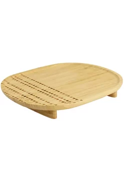 Gibson Home 13.5 Inch Sadler Wooden Serving Tray -Fossil store Belk 1086