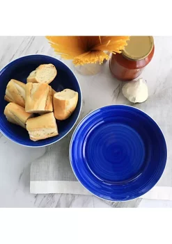 Gibson Home Crenshaw 8.75 Inch 2 Piece Stoneware Pasta Bowl Set -Fossil store Belk 1097