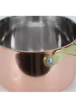 Gibson Home Gibson Rembrandt 3.3 inch Mini Sauce Pan, Copper Plated -Fossil store Belk 1107