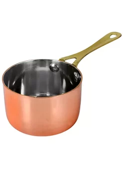 Gibson Home Gibson Rembrandt 3.3 inch Mini Sauce Pan, Copper Plated -Fossil store Belk 1109