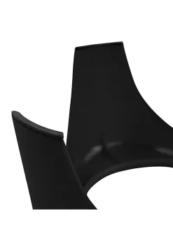 Gibson Home Bow Wow Meow 3 Piece Elevated Pet Bowl Dinner Set in Black -Fossil store Belk 1171