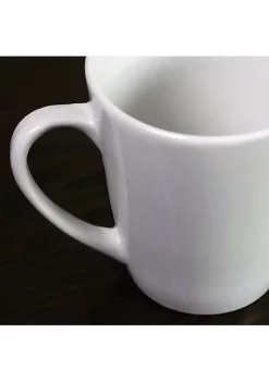 Gibson Home Noble Court 12 oz. Mug Set in White, Set of 12 -Fossil store Belk 1216