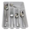 Gibson Home Basic Living Aston 45 Piece Flatware Set with Plastic Tray -Fossil store Belk 1237