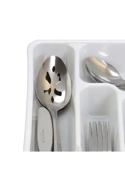 Gibson Home Basic Living Aston 45 Piece Flatware Set with Plastic Tray -Fossil store Belk 1240
