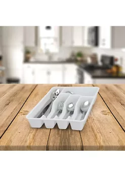 Gibson Home Basic Living Aston 45 Piece Flatware Set with Plastic Tray -Fossil store Belk 1241