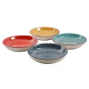 Gibson Home Color Speckle 4 Piece 10.75 Inch Stoneware Pasta Bowl Set -Fossil store Belk 128