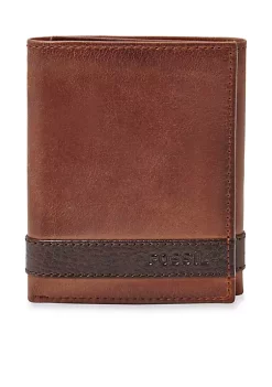 FossilĀ® Quinn Leather Trifold Wallet