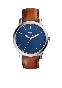 Fossil® The Minimalist Three-Hand Leather Watch -Fossil store Belk 1370