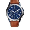 Fossil® Men's Grant Brown Leather Chronograph Watch -Fossil store Belk 1371