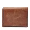 Fossil® Derrick Leather Flip Trifold Wallet -Fossil store Belk 1374