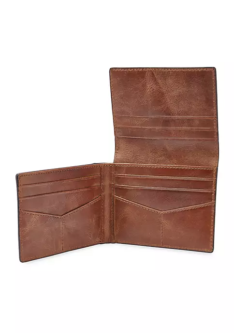 Fossil® Derrick Leather Flip Trifold Wallet 4 Fossil® Derrick Leather Flip Trifold Wallet - Image 2