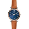 Fossil® Carlie Mini Three-Hand Tan Leather Watch -Fossil store Belk 1383