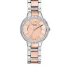 Fossil® Women's Two-Tone Stainless Steel Three-Hand Glitz Virginia Watch -Fossil store Belk 1396