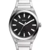 Fossil Everett Three-Hand Date Stainless Steel Watch -Fossil store Belk 1434