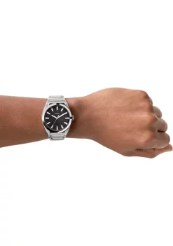 Fossil Everett Three-Hand Date Stainless Steel Watch -Fossil store Belk 1436