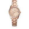 Fossil® Gold-Tone Stainless Steel Scarlette Three-Hand Date Watch -Fossil store Belk 1443