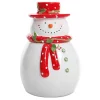 Gibson Home Jolly Plenitude 7.5" Snowman Cookie Jar -Fossil store Belk 146