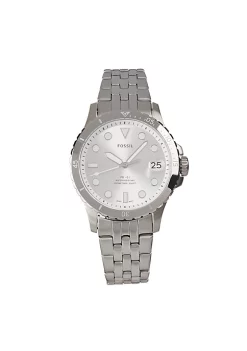 Fossil Womens Fb-01 ES4744 Silver Stainless-Steel Japanese Quartz Fashion Watch