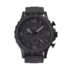 Fossil Nate JR1401 Elegant Japanese Movement Fashionable Chronograph Black Stainless Steel Watch -Fossil store Belk 1507