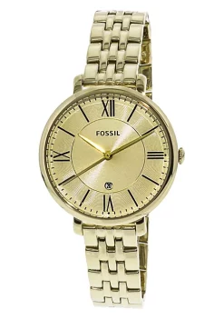 Fossil Women's Jacqueline ES3434 Gold Stainless-Steel Japanese Quartz Dress Watch -Fossil store Belk 1512
