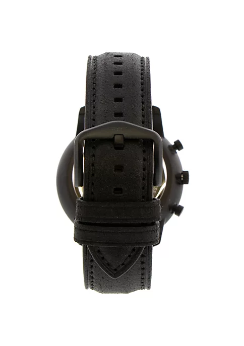 Fossil Men's Neutra FS5503 Black Leather Japanese Quartz Fashion Watch 4 Fossil Men's Neutra FS5503 Black Leather Japanese Quartz Fashion Watch - Image 2