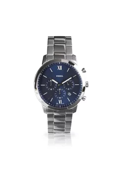 Fossil Neutra FS5792 Elegant Japanese Movement Fashionable Chronograph Stainless Steel Watch -Fossil store Belk 1549
