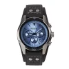 Fossil Coachman Chronograph CH2564 Elegant Japanese Movement Leather Fashionable Watch -Fossil store Belk 1554