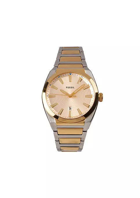 Fossil Men's FS5823 Gold/Silver Everett Dress Watch 3 Fossil Men's FS5823 Gold/Silver Everett Dress Watch