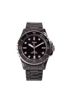 Fossil Women's CE1108 Black Fb-01 Crystal Ceramic Watch