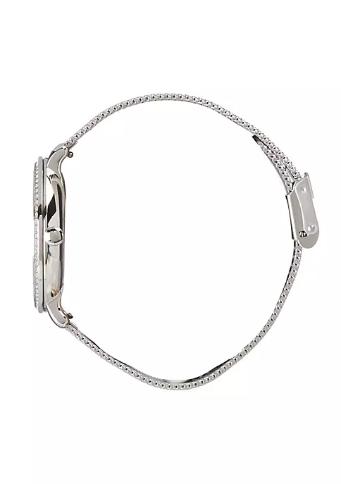 Fossil Women's ES4627 Silver Mesh Jacqueline Dress Watch 4 Fossil Women's ES4627 Silver Mesh Jacqueline Dress Watch - Image 2