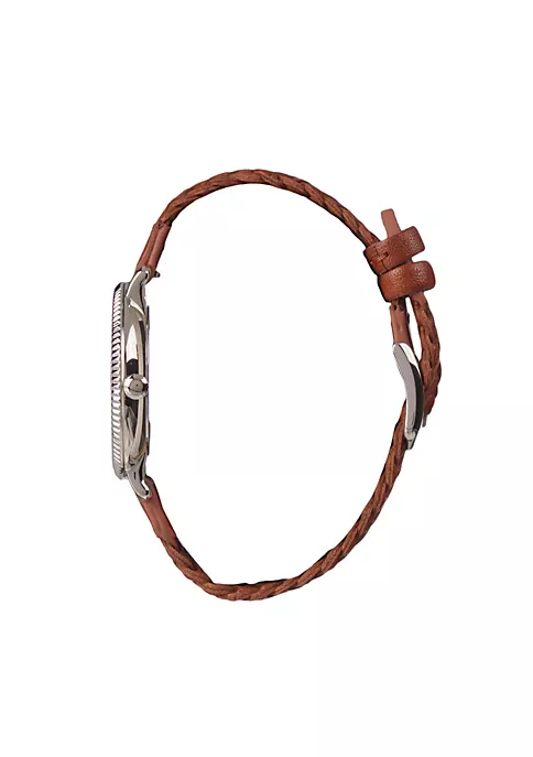 Fossil Women's ES5208 Brow Jacqueline Quartz Stainless Steel and Eco Leather Three-Hand Watch 4 Fossil Women's ES5208 Brow Jacqueline Quartz Stainless Steel and Eco Leather Three-Hand Watch - Image 2