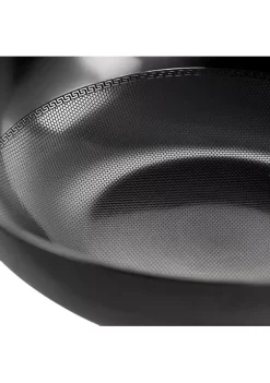 Gibson Home Debossed 13 Inch Heavy Gauge Carbon Steel Wok in Black -Fossil store Belk 159