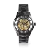 Fossil Townsman ME3197 Elegant Chinese Movement Fashionable Automatic Black Stainless Steel Watch -Fossil store Belk 1592