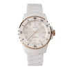 Fossil Women's CE1107 White Fb-01 Crystal Ceramic Watch