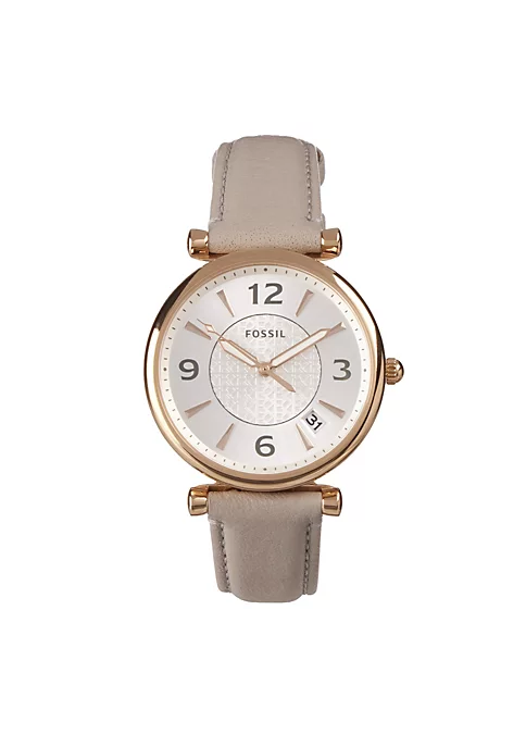 Fossil Women's ES5161 Dove Gray Carlie Dress Watch 4 Fossil Women's ES5161 Dove Gray Carlie Dress Watch - Image 2