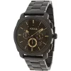 Fossil FS4682 Elegant Japanese Movement Fashionable Machine Mid-Size Chronograph Black Stainless Steel Watch -Fossil store Belk 1633
