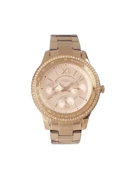 Fossil Women's ES5106 Rose Gold Stella Dress Watch -Fossil store Belk 1653