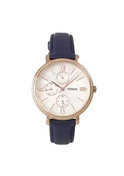 Fossil Women's ES5096 Navy Blue Jacqueline Dress Watch