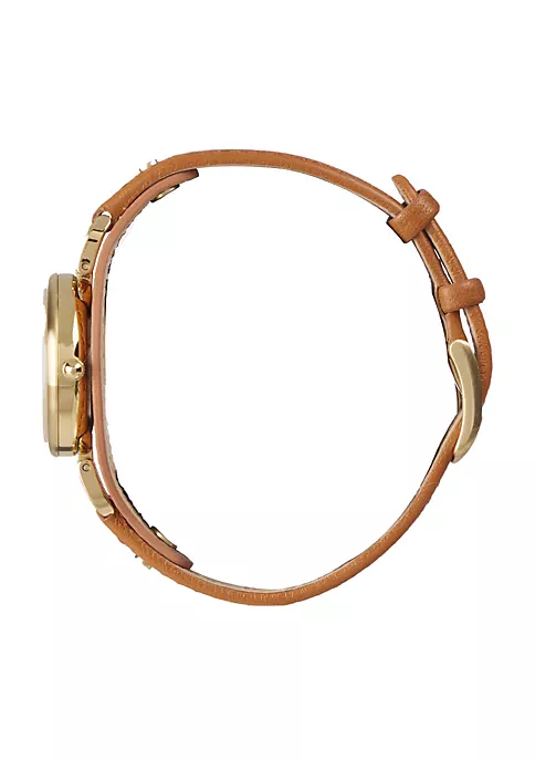 Fossil Women's ES5215 Brown Carlie Mini Quartz Stainless Steel and Eco Leather Three-Hand Watch 4 Fossil Women's ES5215 Brown Carlie Mini Quartz Stainless Steel and Eco Leather Three-Hand Watch - Image 2