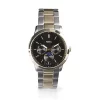 Fossil Neutra FS5906 Elegant Japanese Movement Fashionable Neutra Moonphase Multifunction Two-Tone Stainless Steel Watch -Fossil store Belk 1667