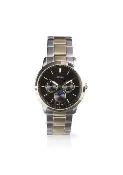 Fossil Neutra FS5906 Elegant Japanese Movement Fashionable Neutra Moonphase Multifunction Two-Tone Stainless Steel Watch