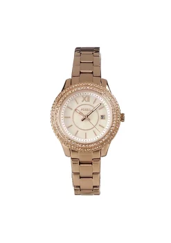 Fossil Women's ES5136 Rose Gold Stella Mini Dress Watch